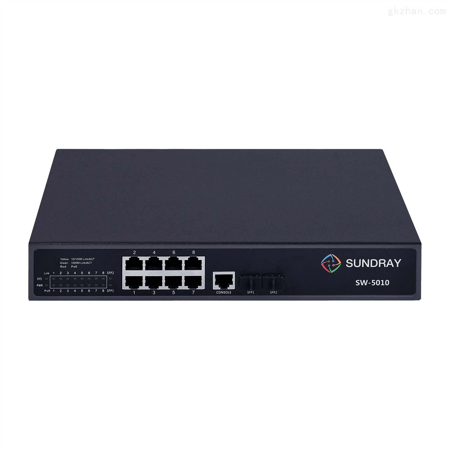 sw-5010 网管型8口全千兆二层poe交换机