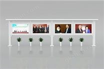 HB-OD55-DZT 55寸户外信息亭4栏